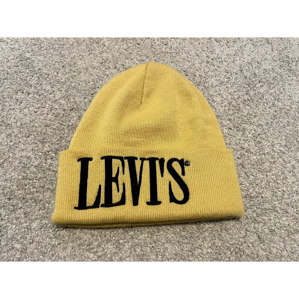 Levi's - Beanie - Yellow and Navy/Black Hat